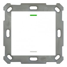 Push Button Lite 55, 1-fold, white glossy finish, Version NEUTRAL