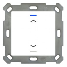 Push Button Lite 55, 1-fold, white glossy finish, Version UP/DOWN symbol