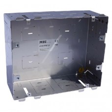 Flush mounted metal box