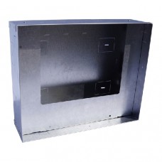 Flush mounted metal box